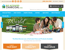 Tablet Screenshot of buyactivatedcharcoal.com